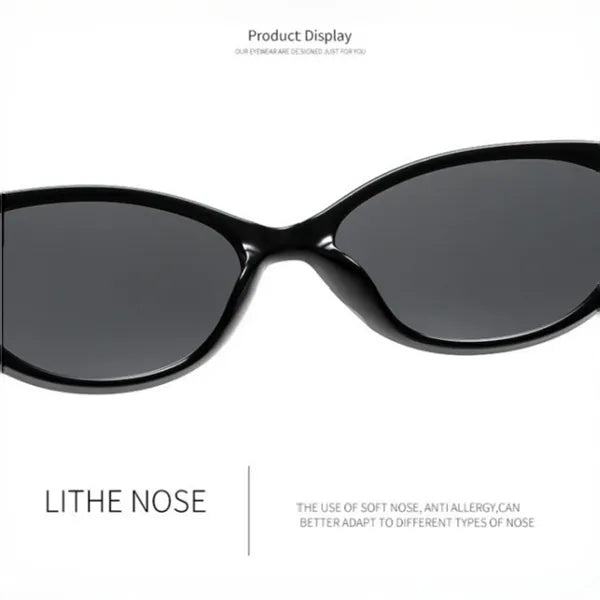 Retro Oval Sunglasses Vintage Small Fashion Shades