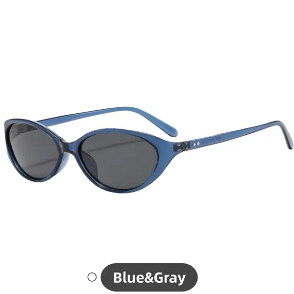 Retro Oval Sunglasses Vintage Small Fashion Shades