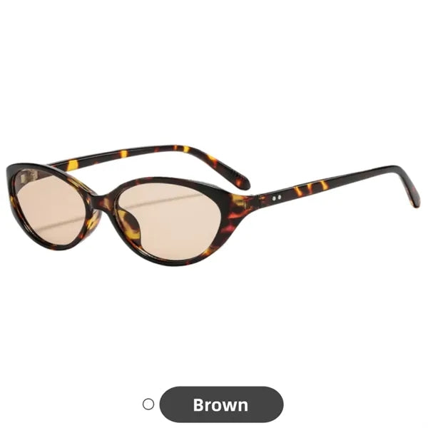 Retro Oval Sunglasses Vintage Small Fashion Shades