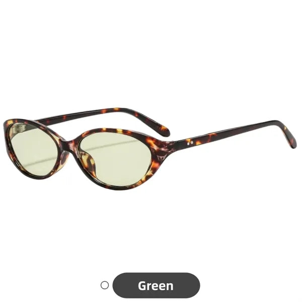 Retro Oval Sunglasses Vintage Small Fashion Shades