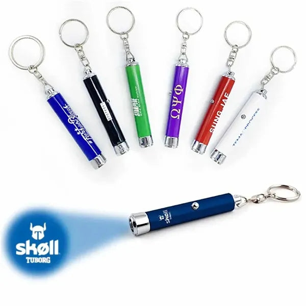 LED Illuminated Projection Keychain