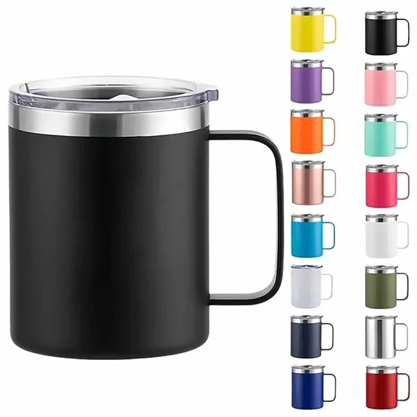 12oz stainless steel handle mug