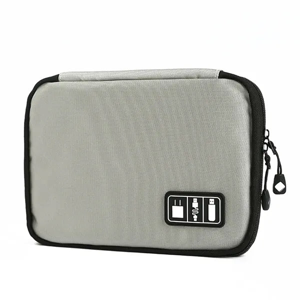 Mobile phone data cable storage bag