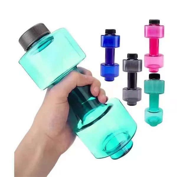 Dumbbell fitness sports plastic cup 18oz