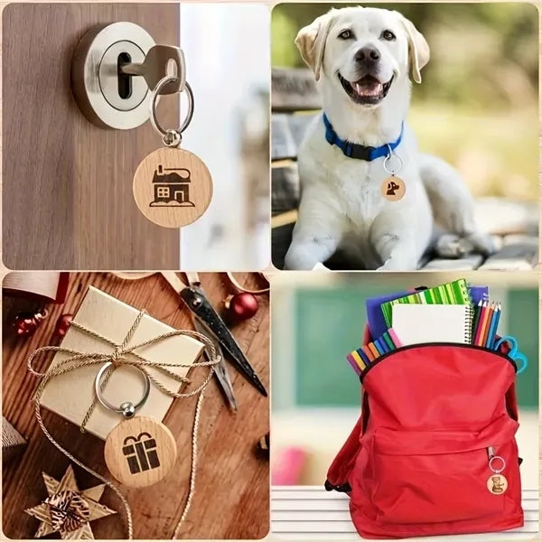 Wooden Keychain Bottle Opener for Personalized Gifts
