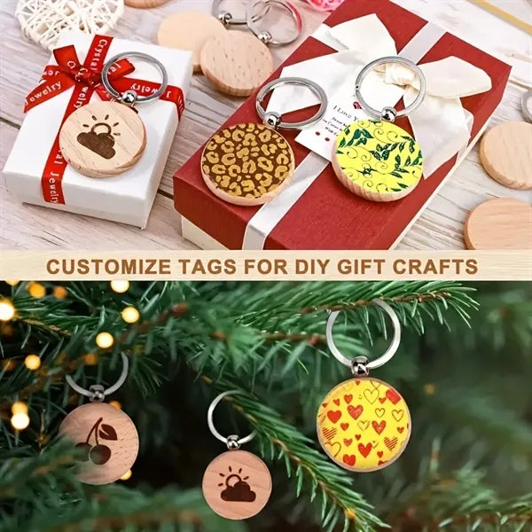 Wooden Keychain Bottle Opener for Personalized Gifts