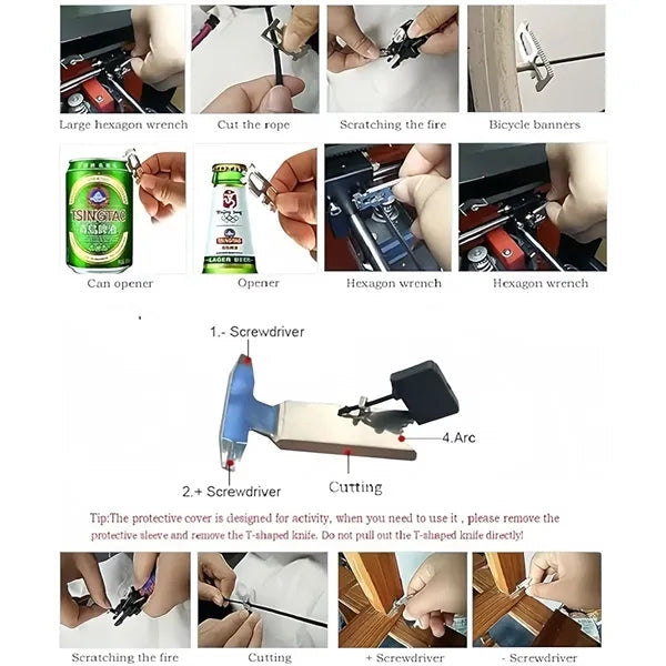 Multi-functional Bracelet Survival Bracelet,Safety Measures
