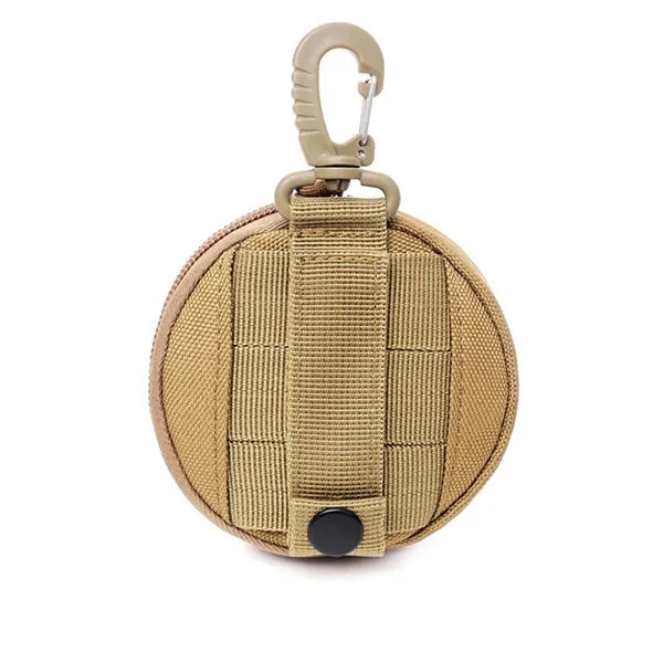 Outdoor Pouch Accessories for Men, Round Coin Holder