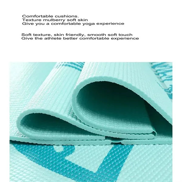6 mm Folding Thick Yoga Mat with Storage Bag Easy to Carry