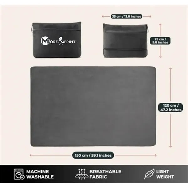 Travel Blanket Pillow Set