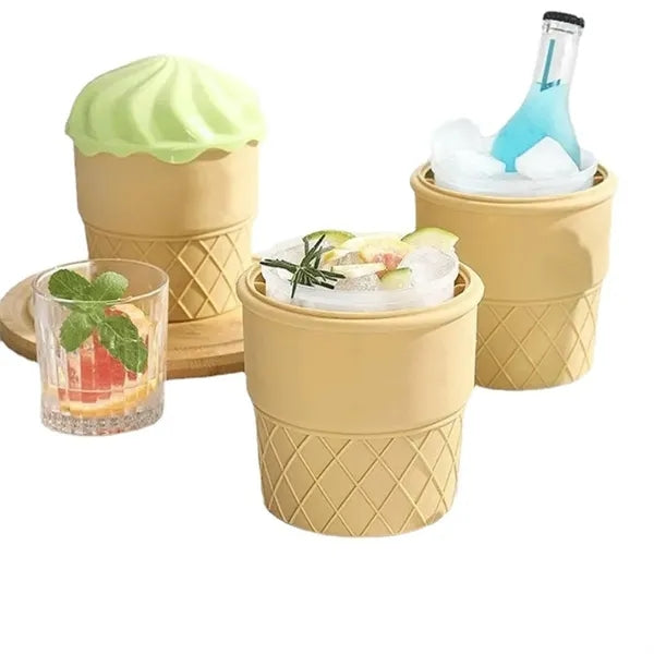 Creative Silicone Parties Maker Ice Cream Buckets