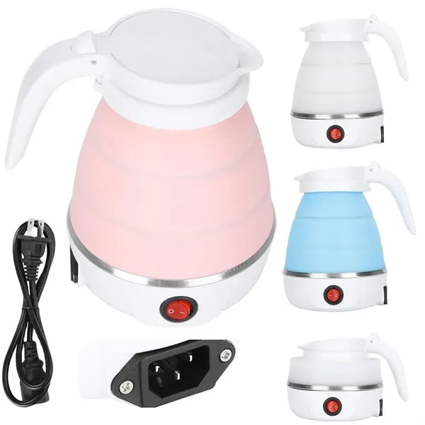Small Portable Folding Electric Travel Kettle Water Boiler