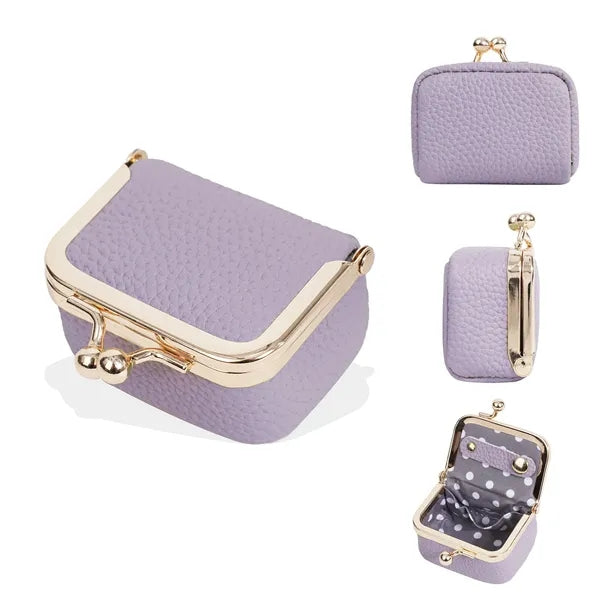 Genuine Leather Mini Jewelry Case