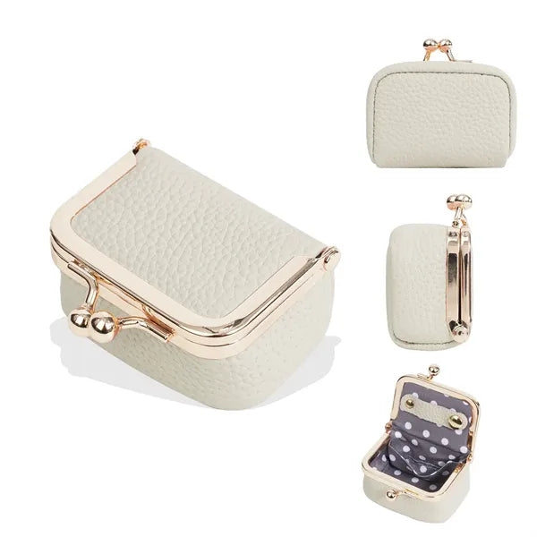 Genuine Leather Mini Jewelry Case