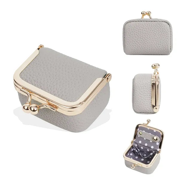Genuine Leather Mini Jewelry Case