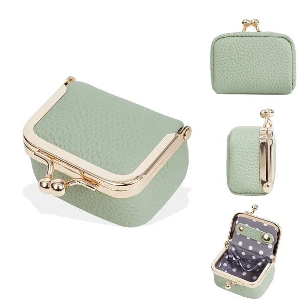 Genuine Leather Mini Jewelry Case