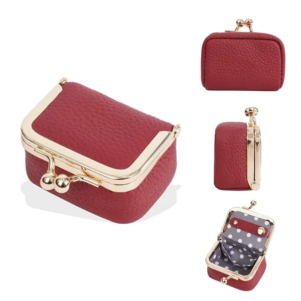 Genuine Leather Mini Jewelry Case