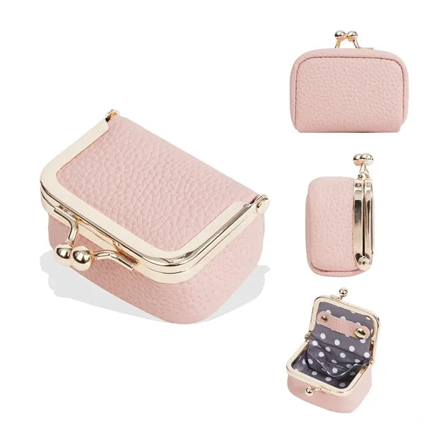 Genuine Leather Mini Jewelry Case