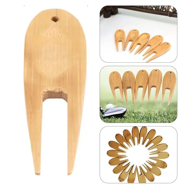 Bamboo Golf Greenkeeper Tool Grass & Mark Repairer
