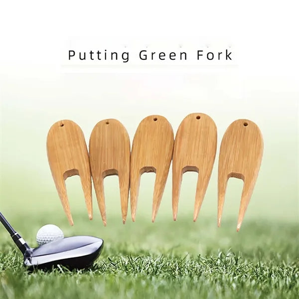 Bamboo Golf Greenkeeper Tool Grass & Mark Repairer