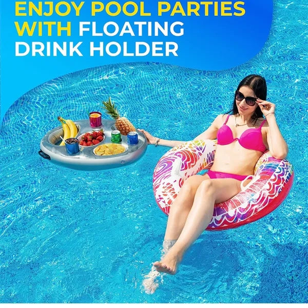 Floating Drink Holder for Pool Swimming