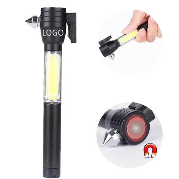 Multi Function Flash Light Solar Powered Flashlight Seatbelt