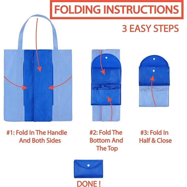 NonWoven Foldable Tote Bag