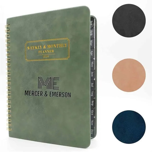 2026 Spiral Weekly Planner A5 Notebook