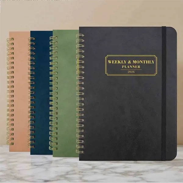 2026 Spiral Weekly Planner A5 Notebook