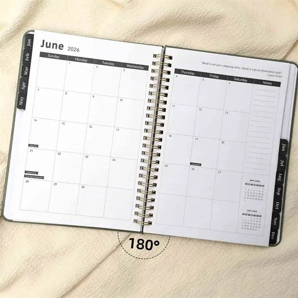 2026 Spiral Weekly Planner A5 Notebook