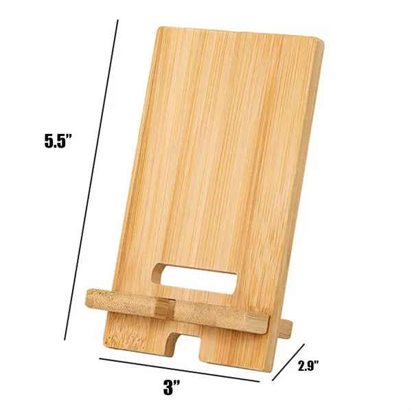 Eco-Friendly Bamboo Wood Phone Stand Holder