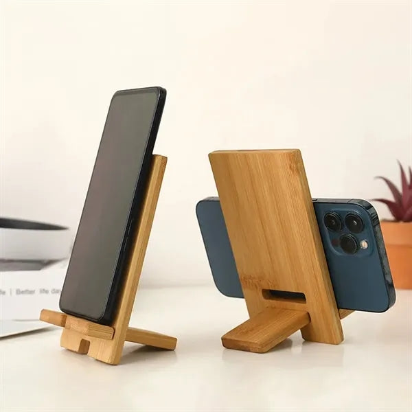 Eco-Friendly Bamboo Wood Phone Stand Holder