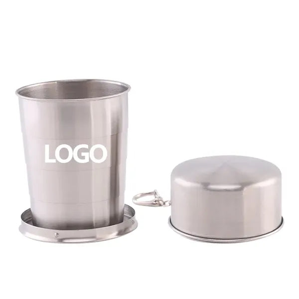 Stainless Steel Camping Telescopic Wine Cup
