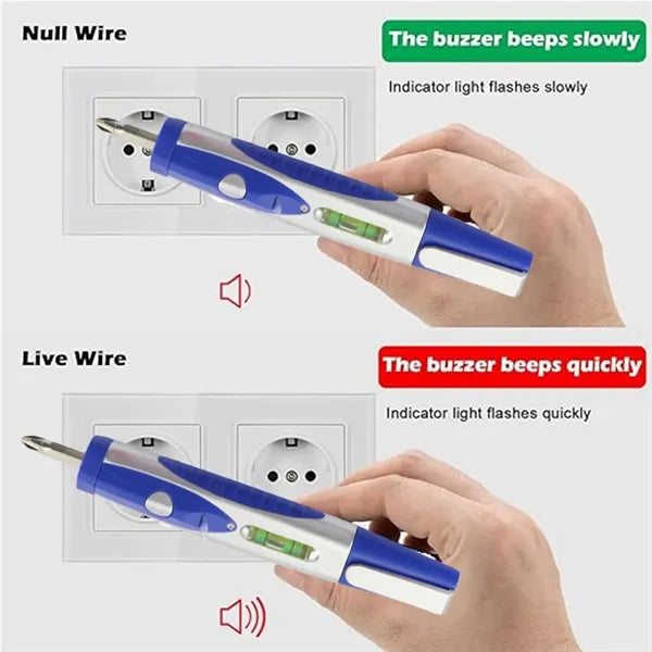 Mini Screwdriver Tool Pen With LED Light