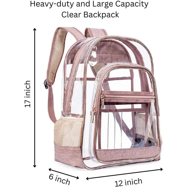 Heavy Duty Transparent Bookbag