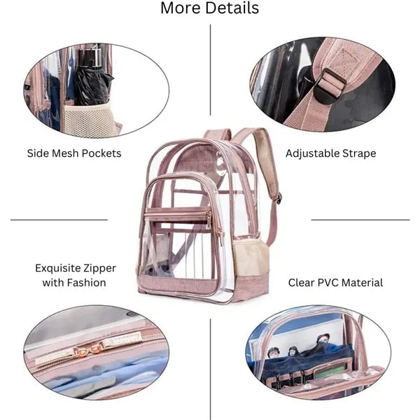 Heavy Duty Transparent Bookbag