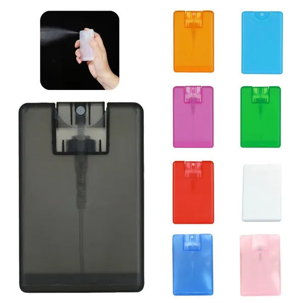 Cardcase-Like Plastic Perfume Spray Bottles Refillable