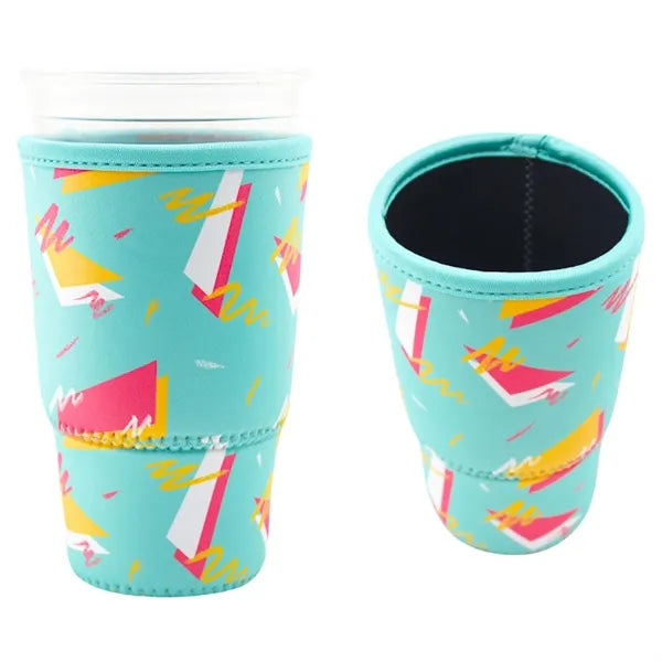 Iced Coffee Cold Soda Insulated Neoprene Cup Sleeve