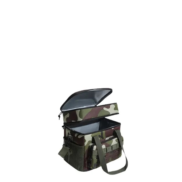 Camouflage Double Layer Insulated Cooler Bag For Outdoor Use
