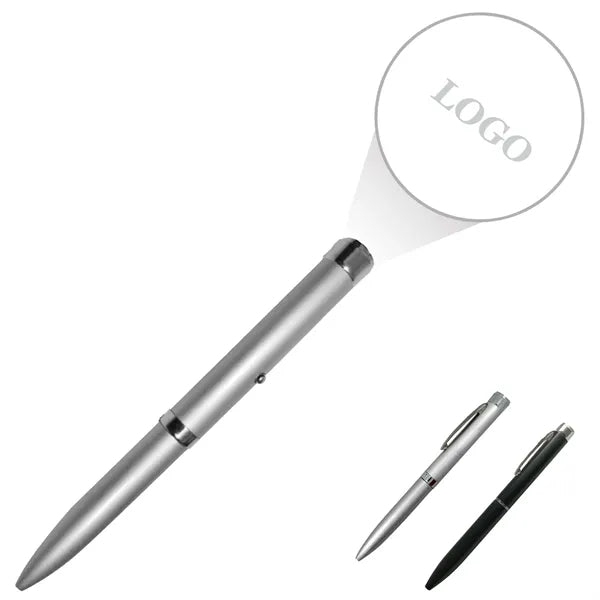 Metal LED Projector Pen, Light-Up Pen