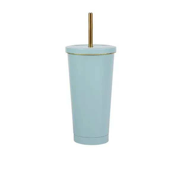 Stainless Steel 304 16oz Double-layer Strawing Cup