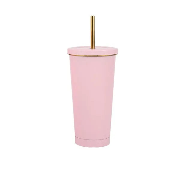 Stainless Steel 304 16oz Double-layer Strawing Cup