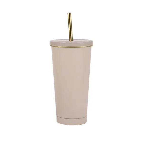 Stainless Steel 304 16oz Double-layer Strawing Cup