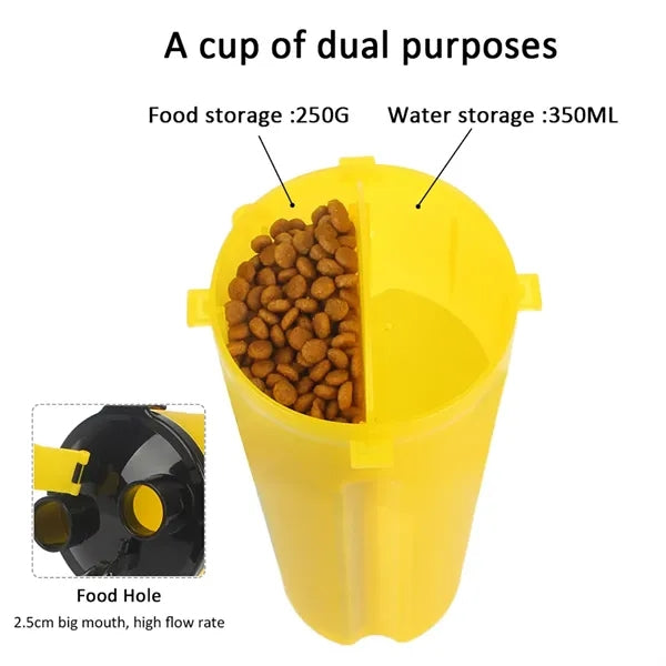 Pet Travel Water Bottle Collapsible Bowls