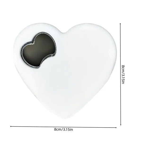 Heart Shaped Personalized Wedding Favor Magnet Opener