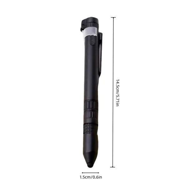 Outdoor Multi Compass Stylus Flashlight Pen Tool
