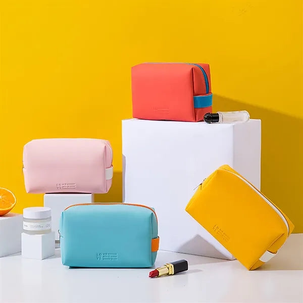 Waterproof Macaron colored Portable Toiletry Bag