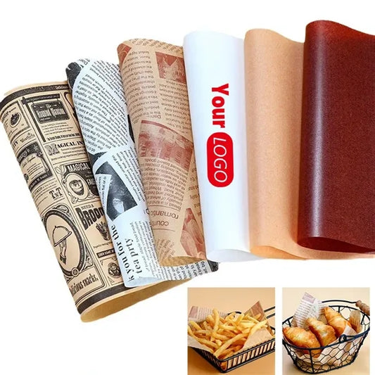 Customed Oil Proof Baking Food Wrap Paper