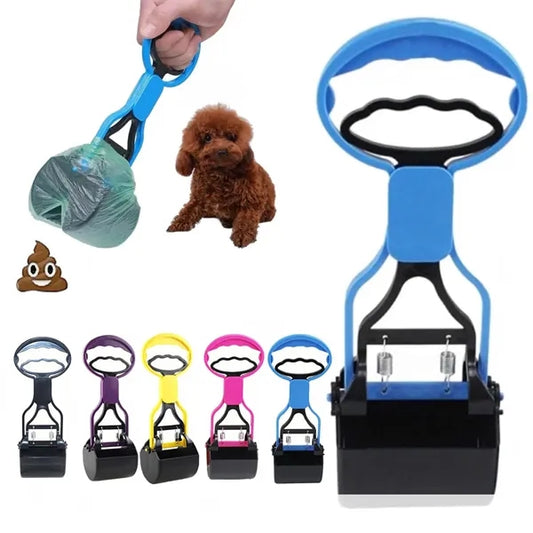 Portable Pooper Scooper with Long Handle for Easy Pick-Up