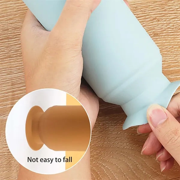 Silicone Pencil Case with Suction Cup for Travel and Daily
